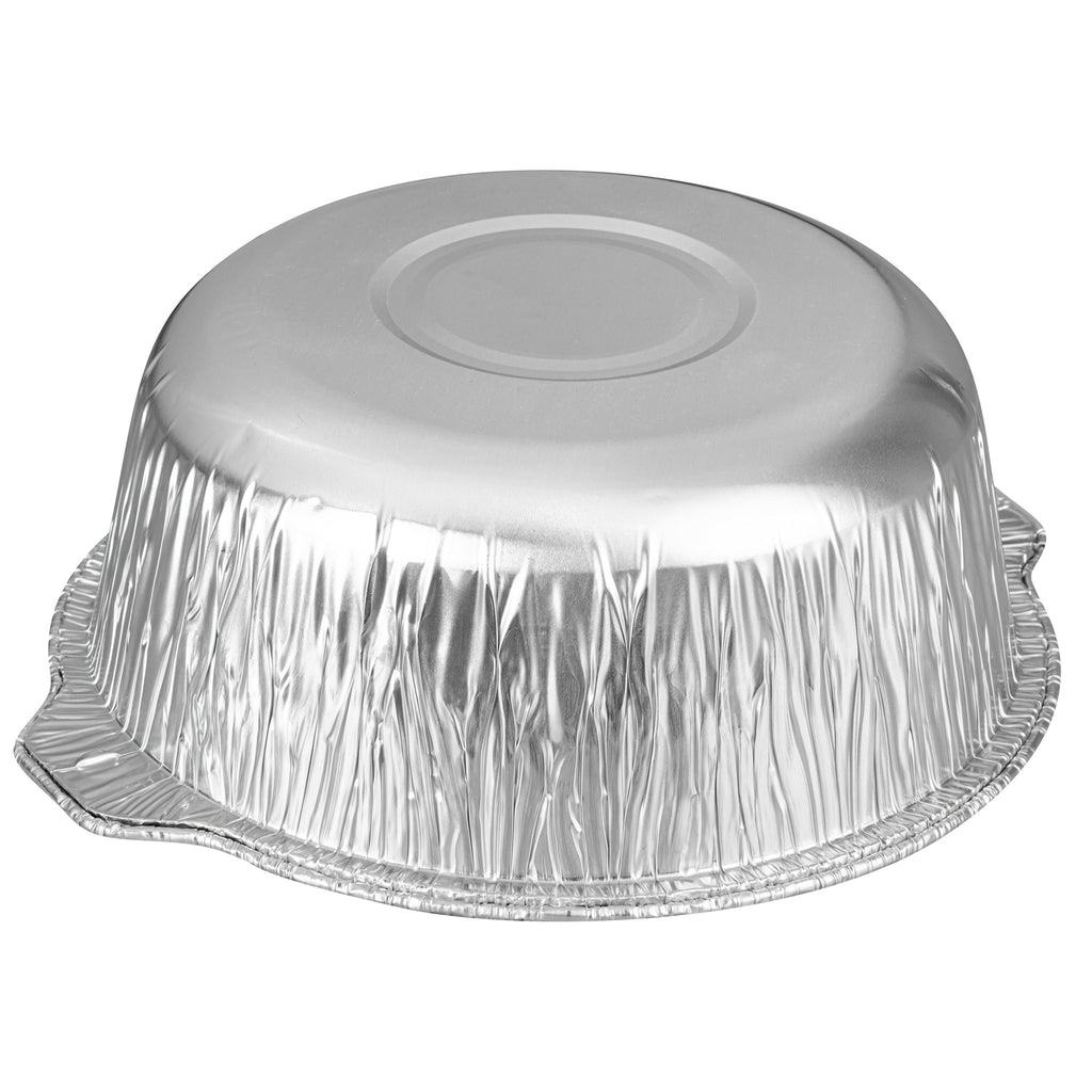 Foil Lux 6 qt Aluminum Foil Pot - with Lid - 13 1/2" x 12" x 4 3/4" - 10 count box