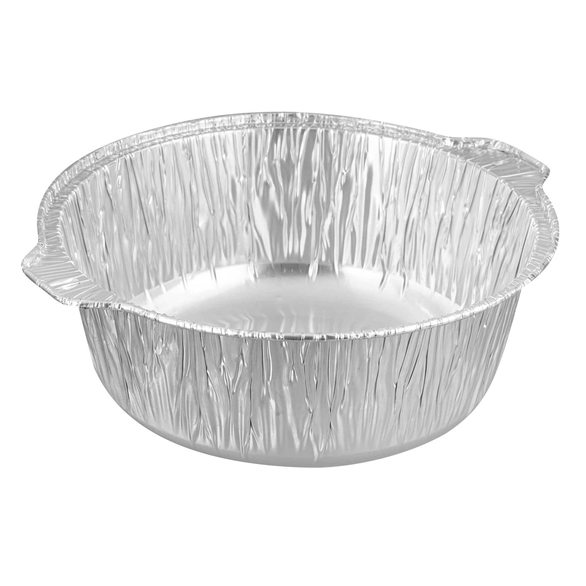 Foil Lux 6 qt Aluminum Foil Pot - with Lid - 13 1/2" x 12" x 4 3/4" - 100 count box