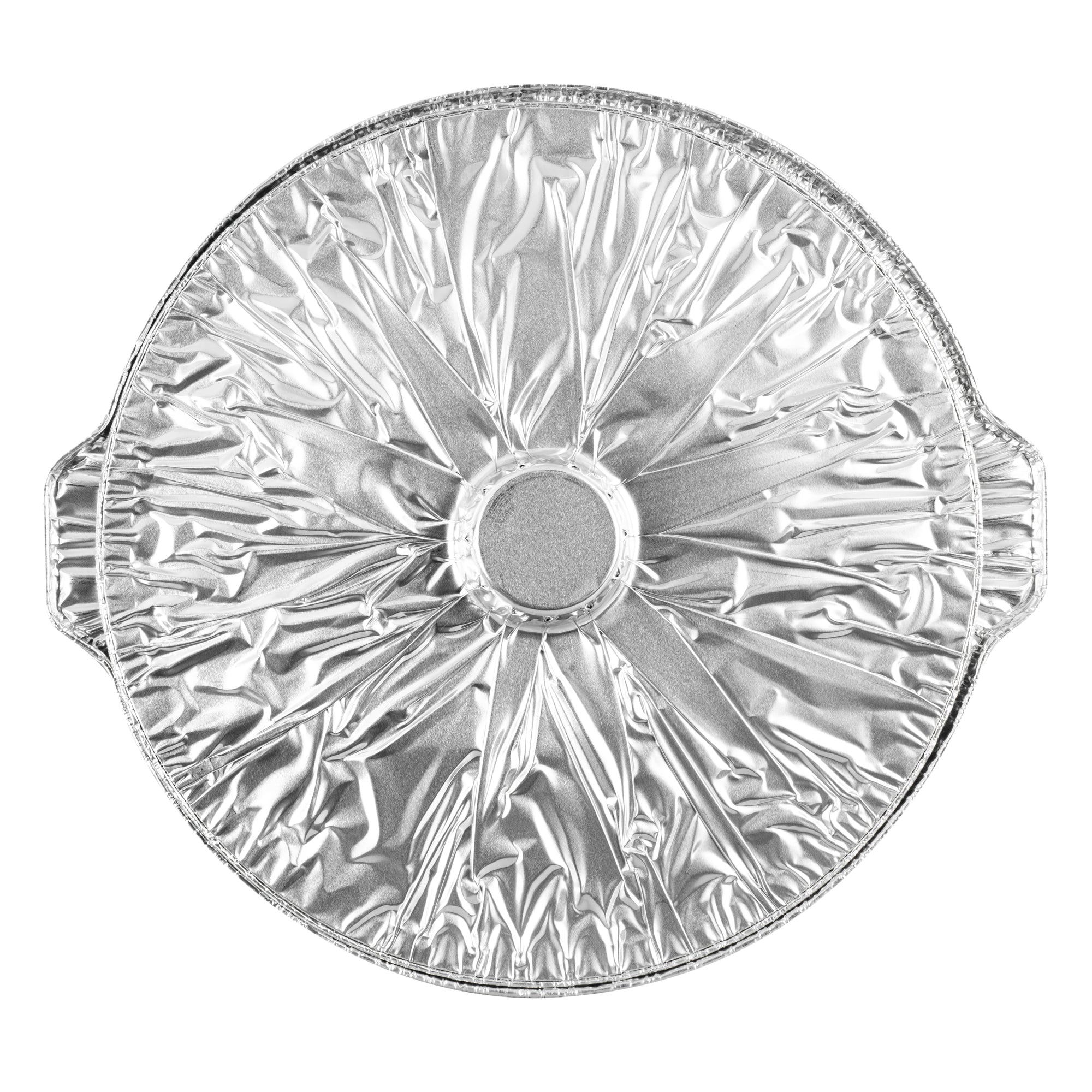 Foil Lux 8 qt Aluminum Foil Pot - with Lid - 15 1/4" x 14" x 4 3/4" - 10 count box