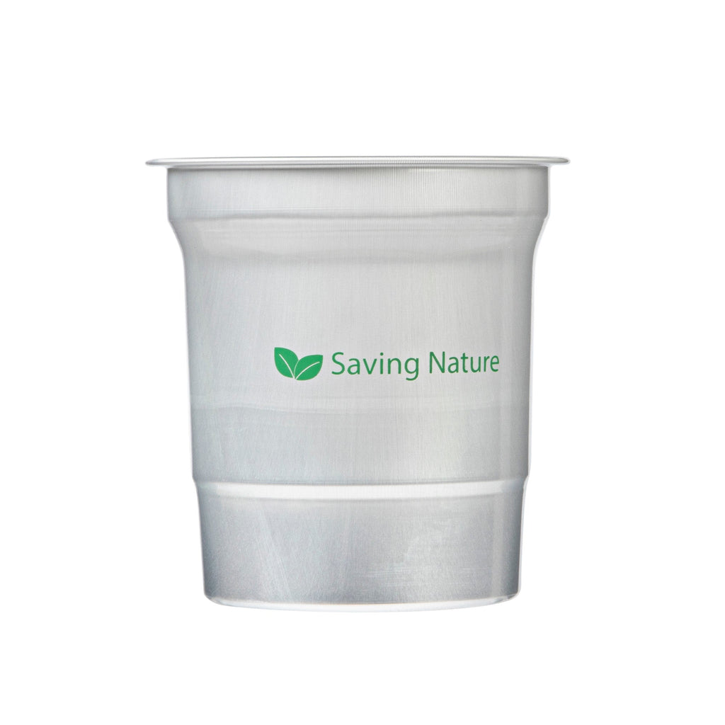 Saving Nature 16 oz Aluminum Drinking Cup - 3 3/4" x 3 3/4" x 4" - 100 count box