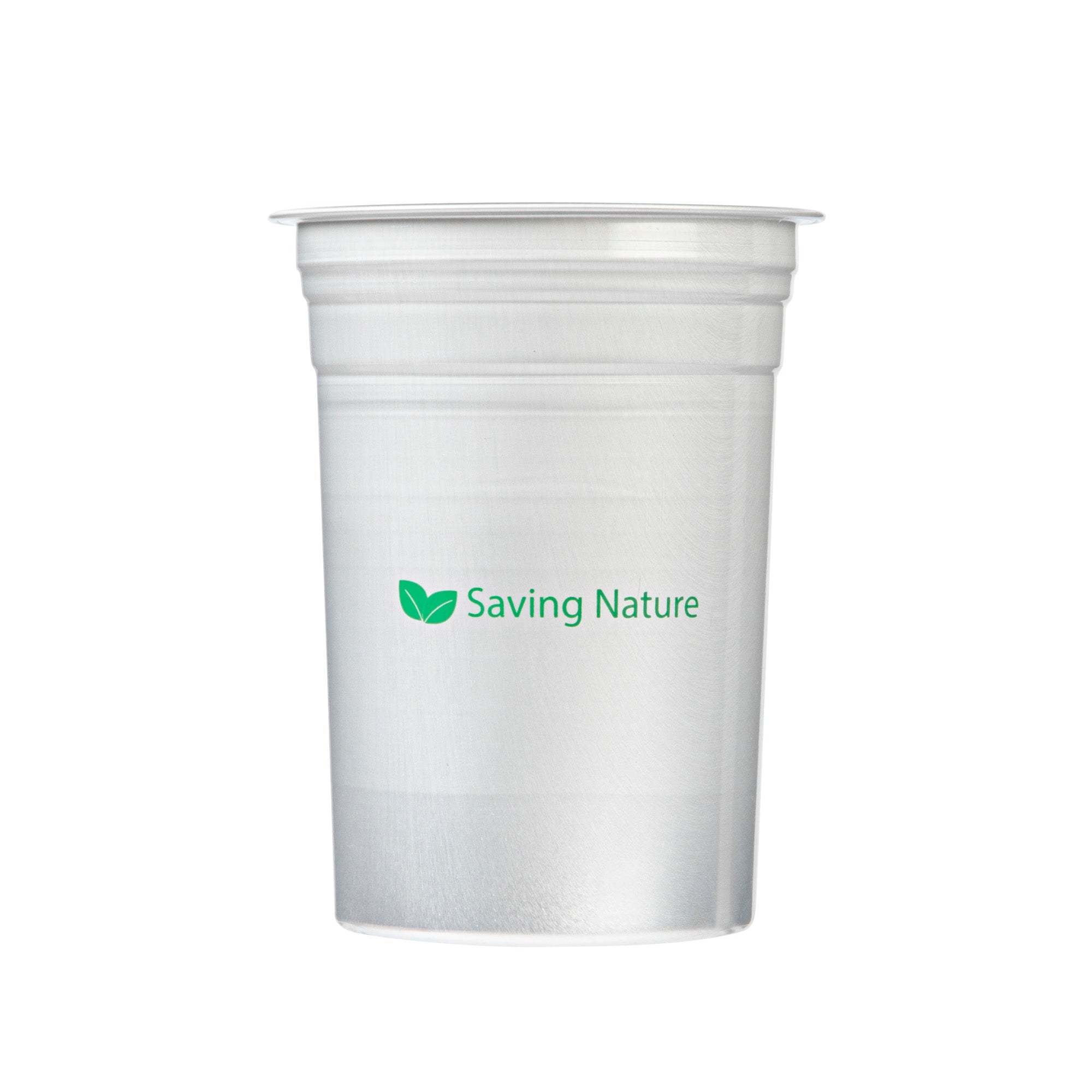 Saving Nature 20 oz Aluminum Drinking Cup - 3 3/4" x 3 3/4" x 5" - 100 count box