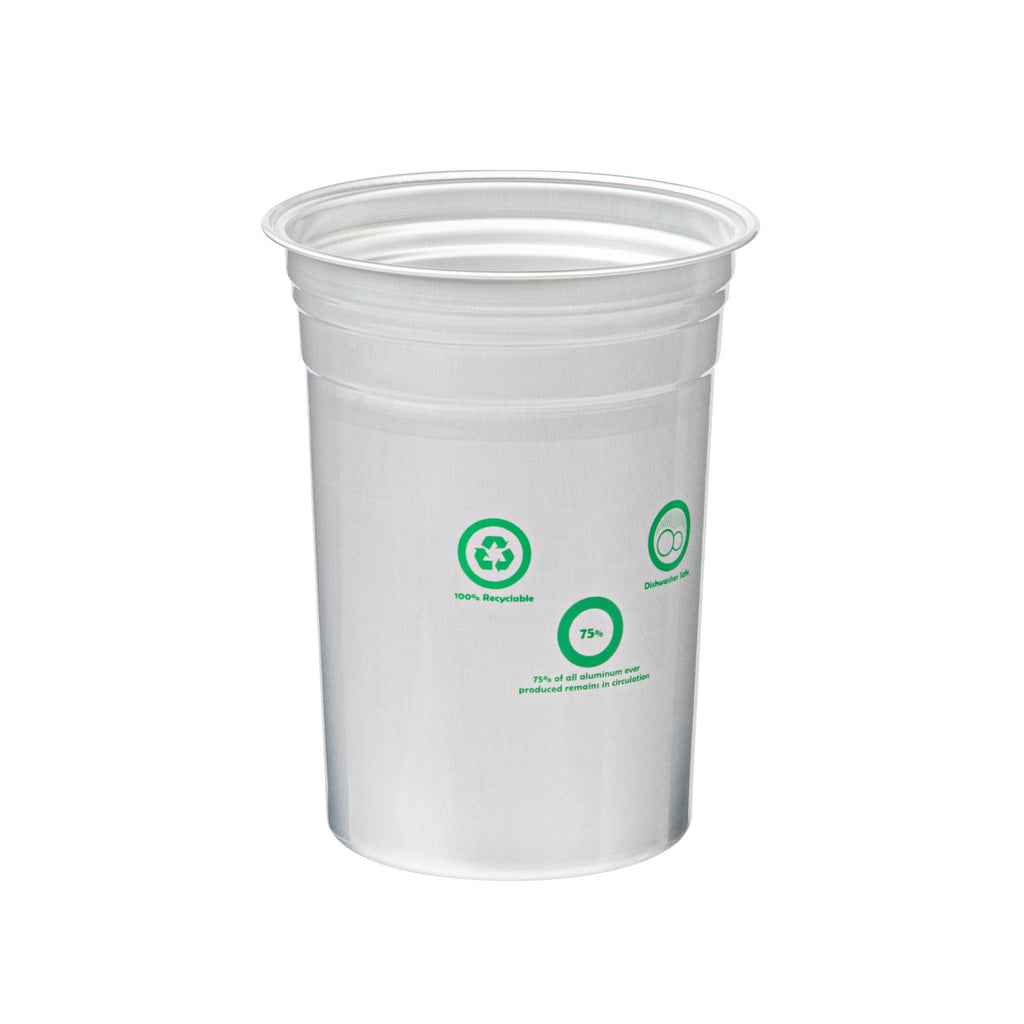 Saving Nature 20 oz Aluminum Drinking Cup - 3 3/4" x 3 3/4" x 5" - 10 count box