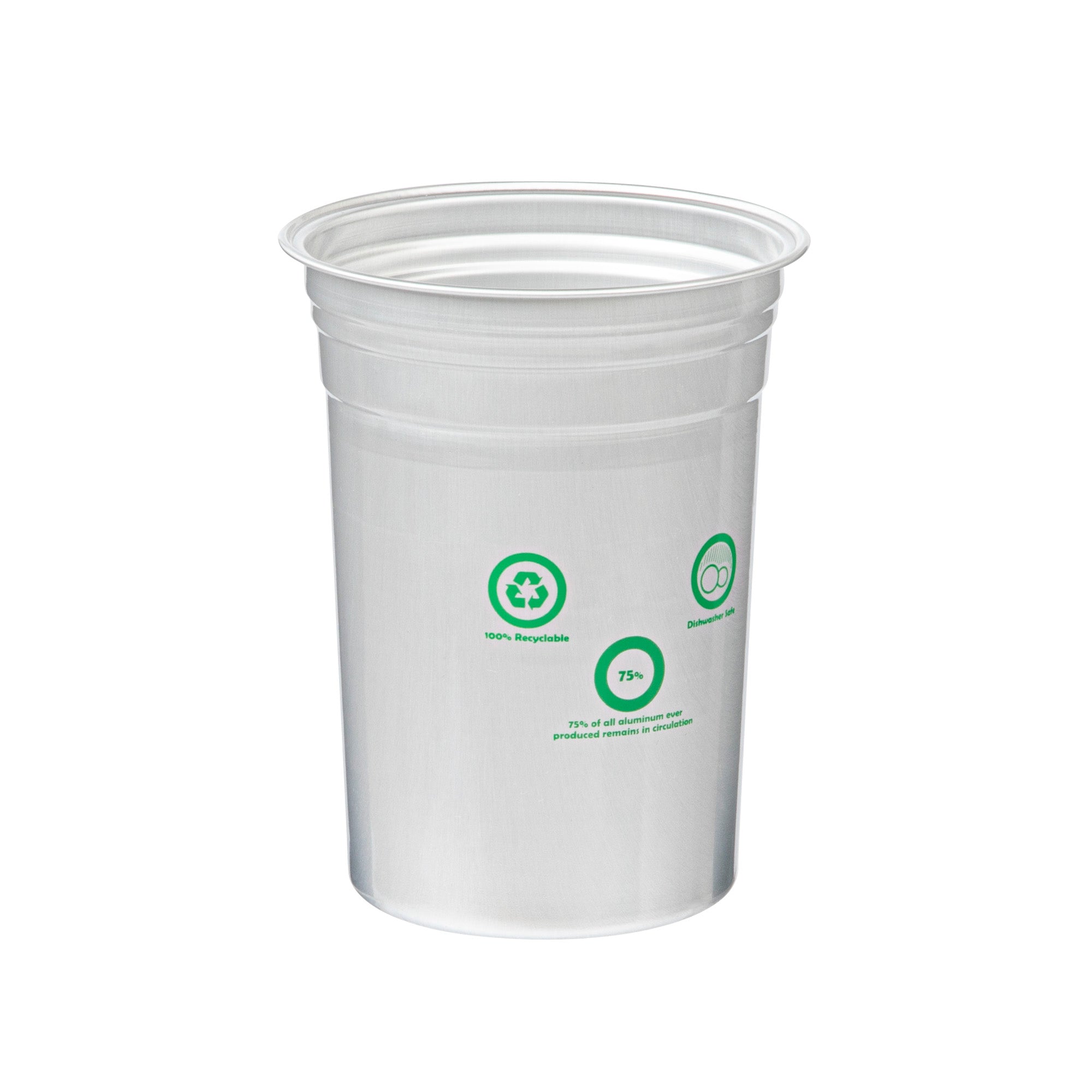 Saving Nature 20 oz Aluminum Drinking Cup - 3 3/4" x 3 3/4" x 5" - 10 count box