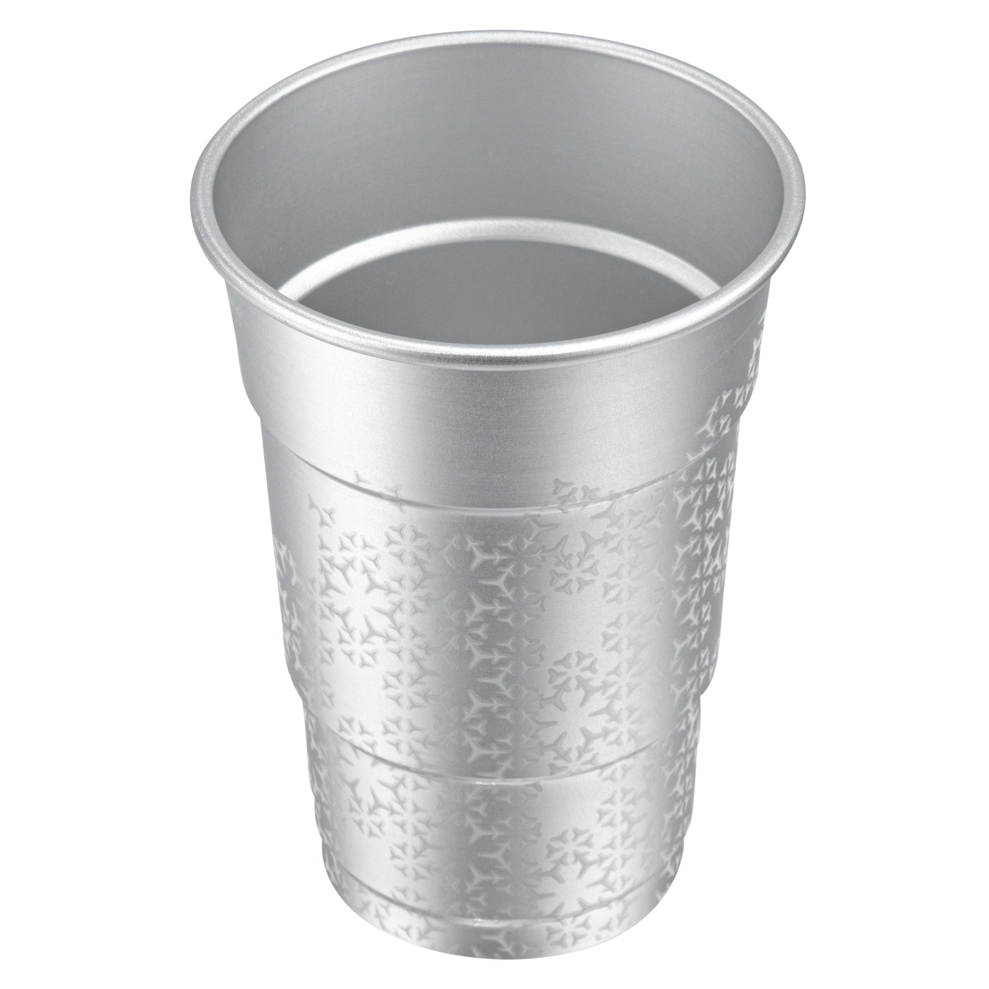 Saving Nature 16 oz Aluminum Color Changing Drinking Cup - 3 1/2'' x 3 1/2'' x 5'' - 48 count box