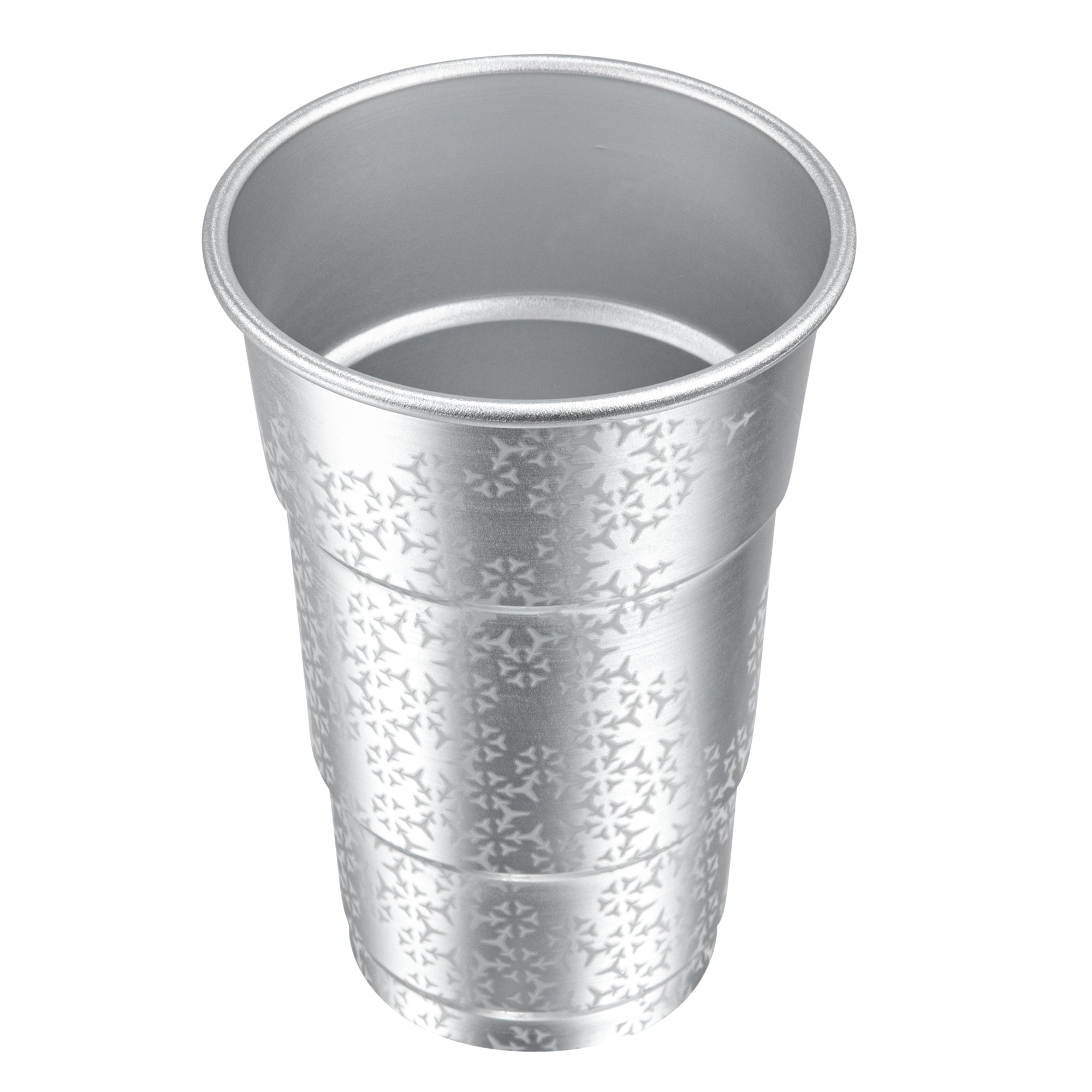 Saving Nature 20 oz Aluminum Color Changing Drinking Cup - 3 1/2'' x 3 1/2'' x 5 1/2'' - 48 count box