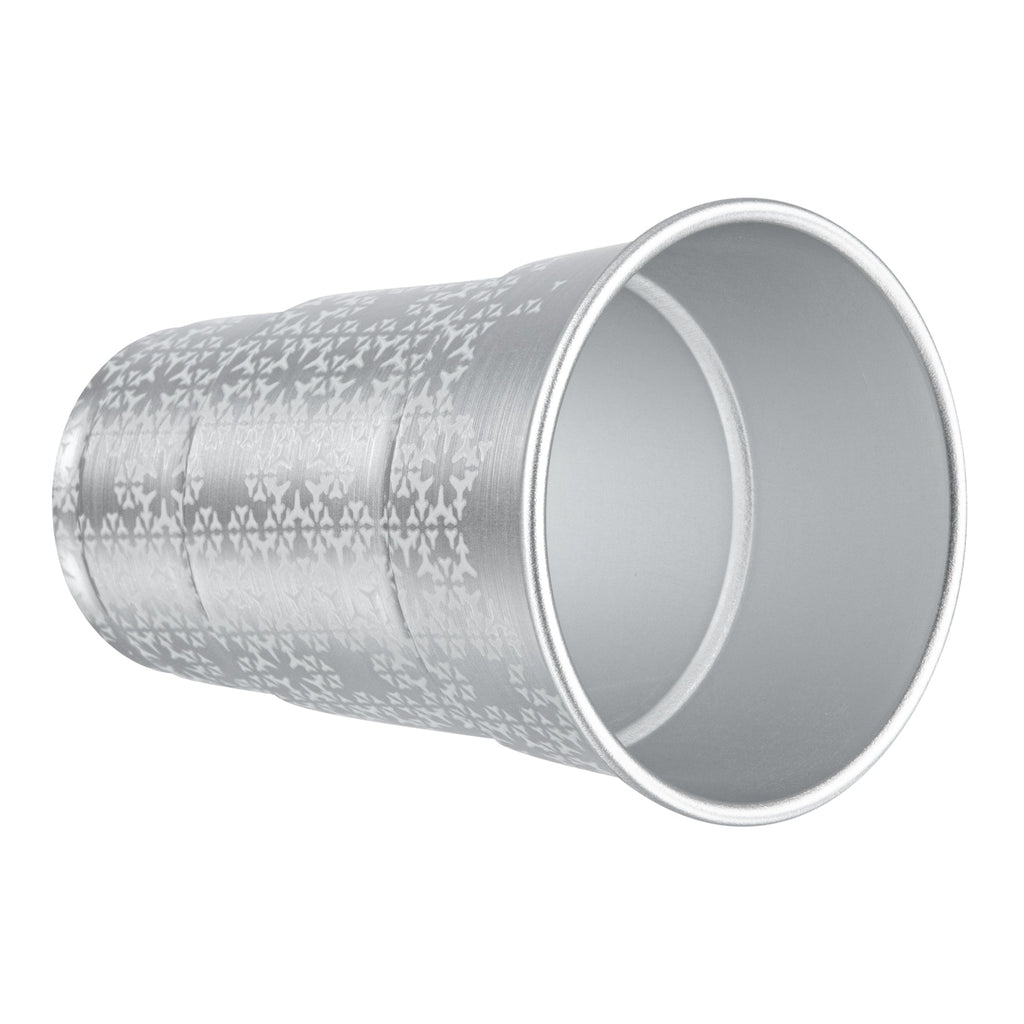 Saving Nature 20 oz Aluminum Color Changing Drinking Cup - 3 1/2'' x 3 1/2'' x 5 1/2'' - 48 count box