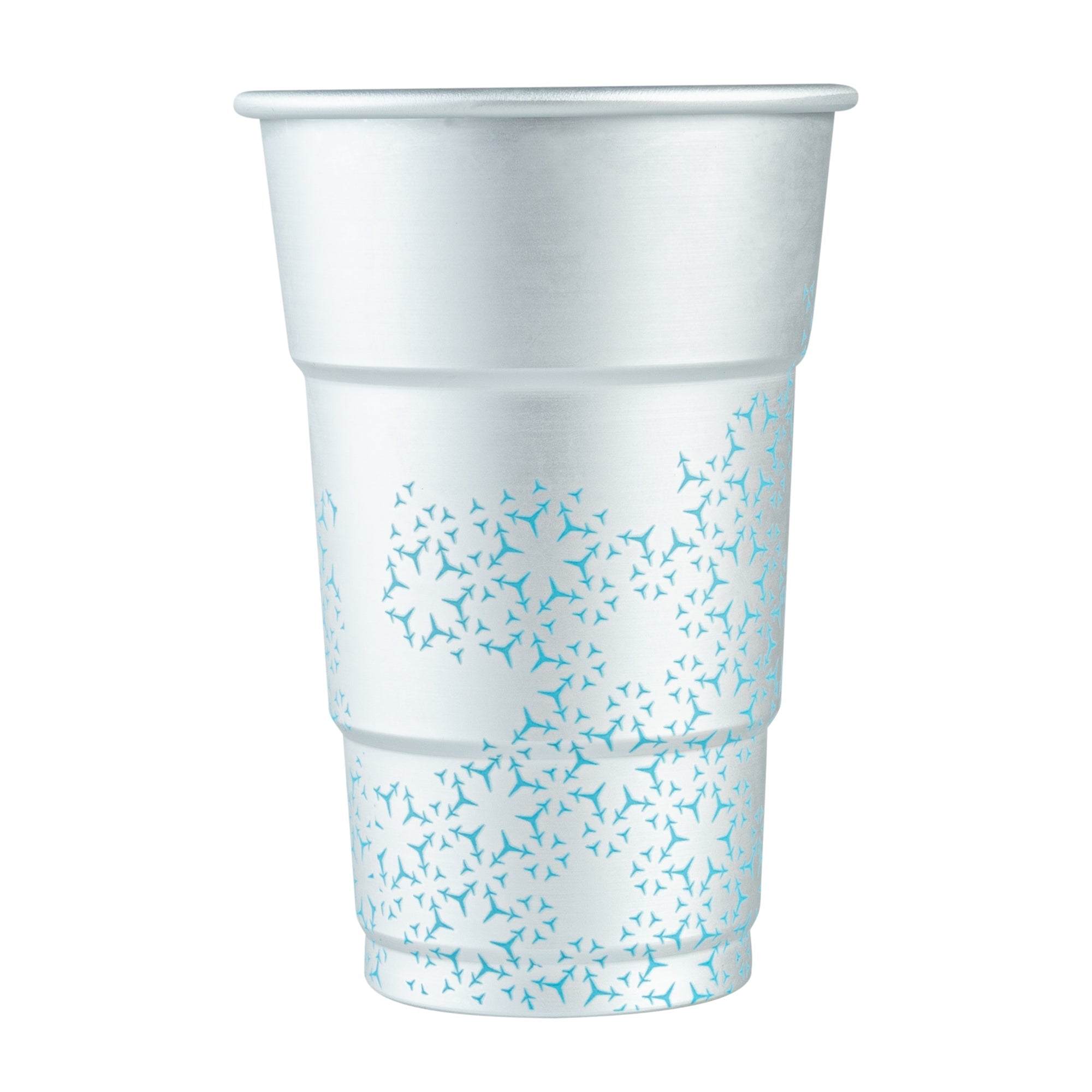 Saving Nature 20 oz Aluminum Color Changing Drinking Cup - 3 1/2'' x 3 1/2'' x 5 1/2'' - 48 count box