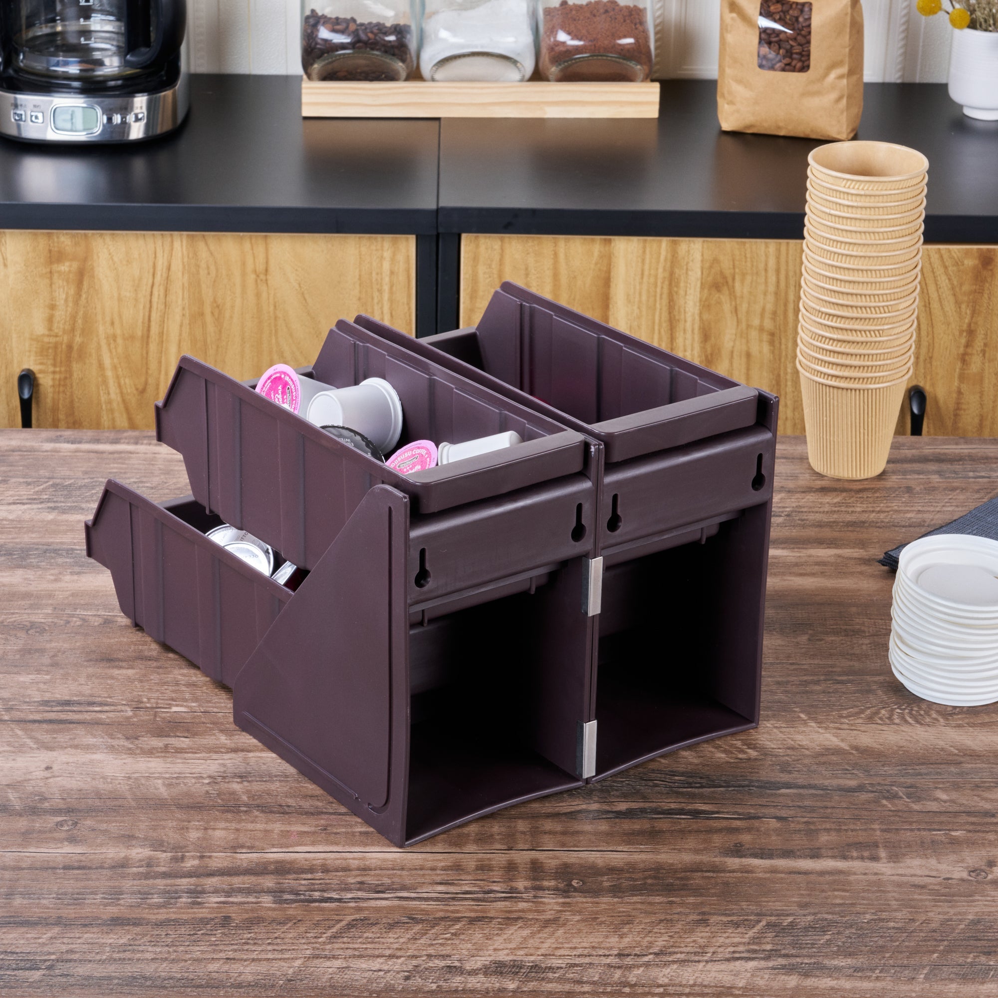 Met Lux Stainless Steel Connector Clip - For Condiment Bin Stand - 4 count box