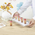 Mini Serve 2 oz Round Clear Plastic Mini Trumpet Cup - 2" x 2" x 2 1/2" - 100 count box