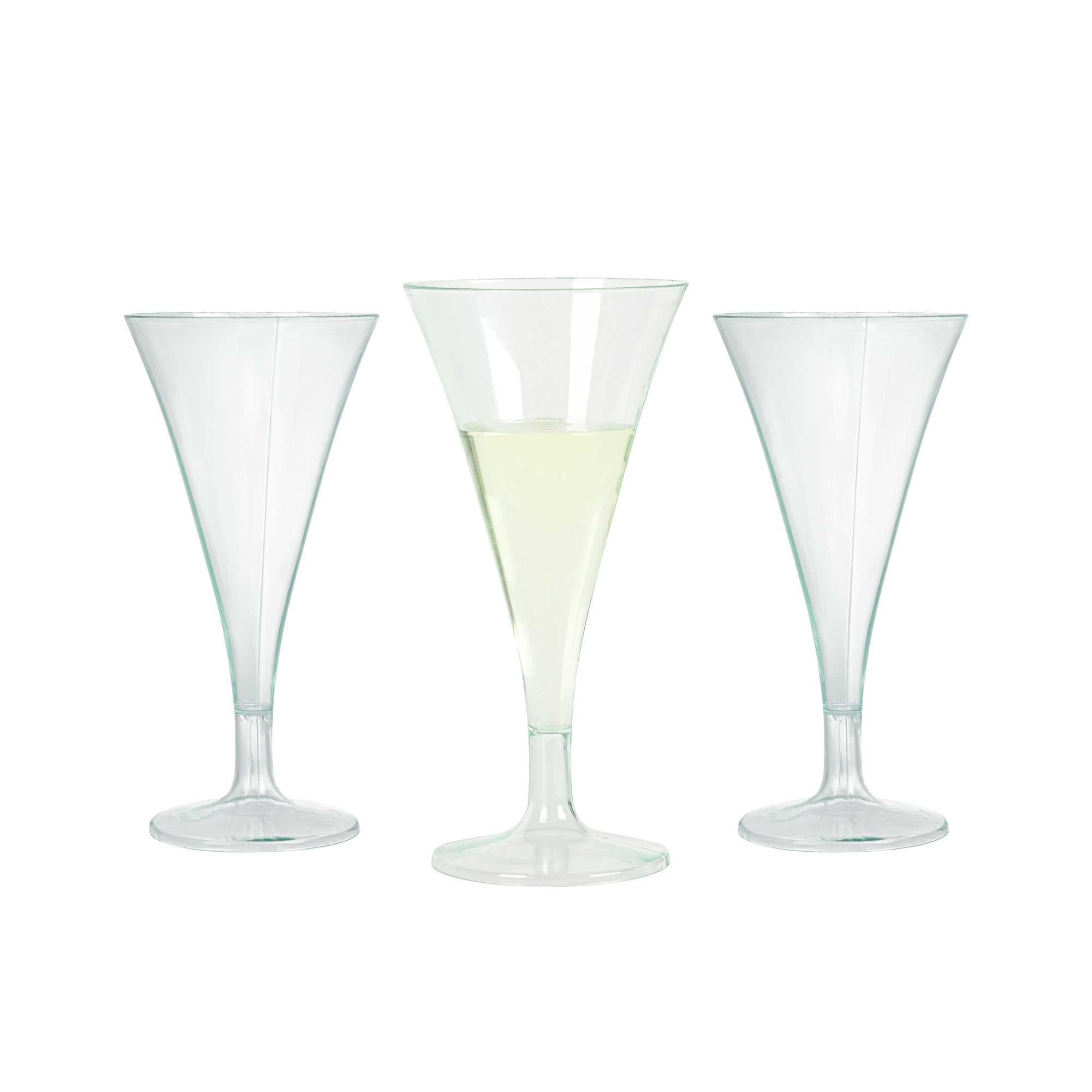 Bev Tek 3 oz Round Seagreen Plastic Aperitif Glass - 2 1/2" x 2 1/2" x 5" - 100 count box