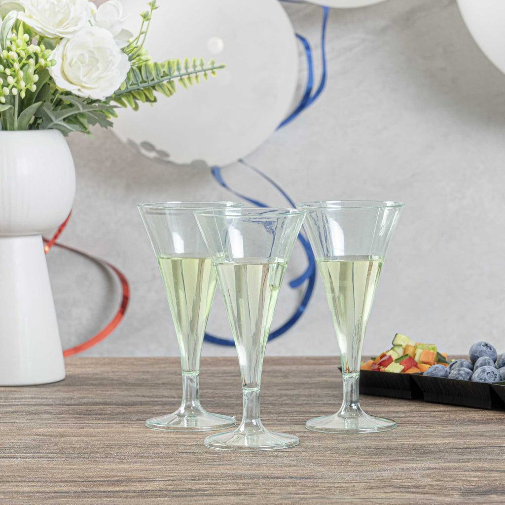 Bev Tek 3 oz Round Seagreen Plastic Aperitif Glass - 2 1/2" x 2 1/2" x 5" - 100 count box