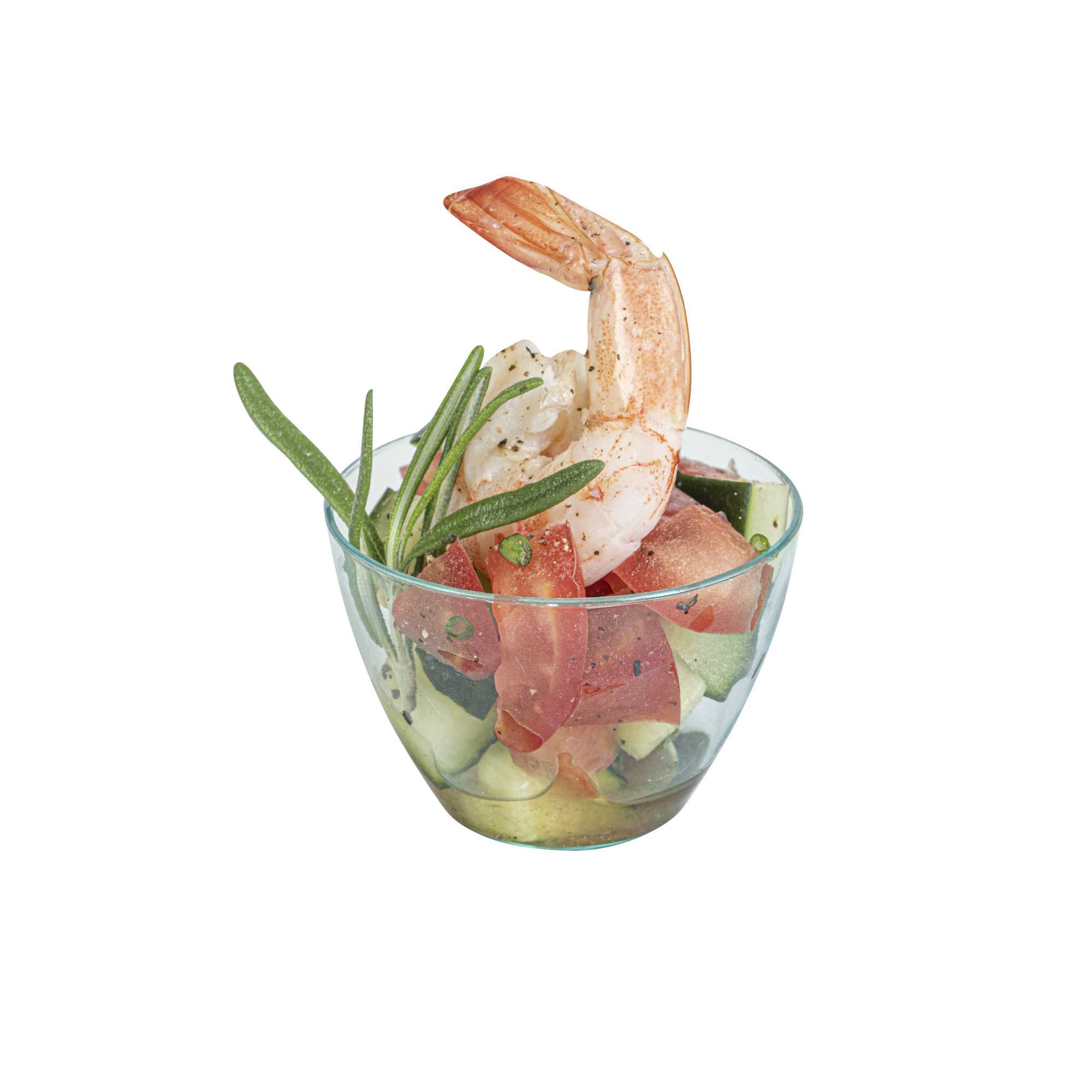 Mini Serve 2 oz Round Seagreen Plastic Mini Tasting Bowl - 2" x 2" x 1 1/2" - 100 count box