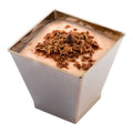 Mini Serve 2 oz Square Silver Plastic Mini Kova Cup - 2" x 2" x 1 3/4" - 100 count box