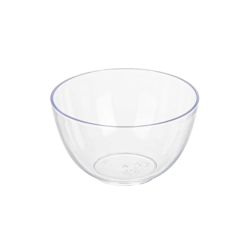 Mini Serve 4 oz Round Clear Plastic Bodega Cup - 3" x 3" x 1 3/4" - 20 count box