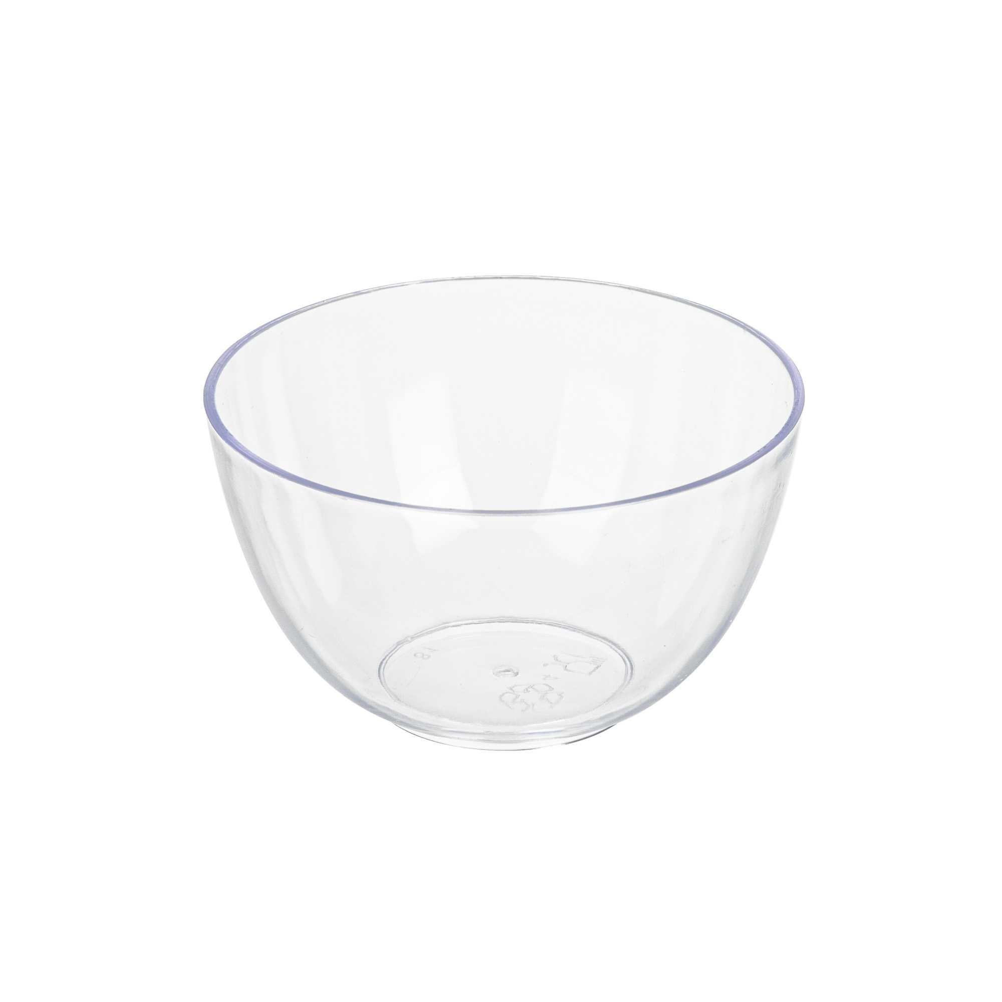 Mini Serve 4 oz Round Clear Plastic Bodega Cup - 3" x 3" x 1 3/4" - 20 count box