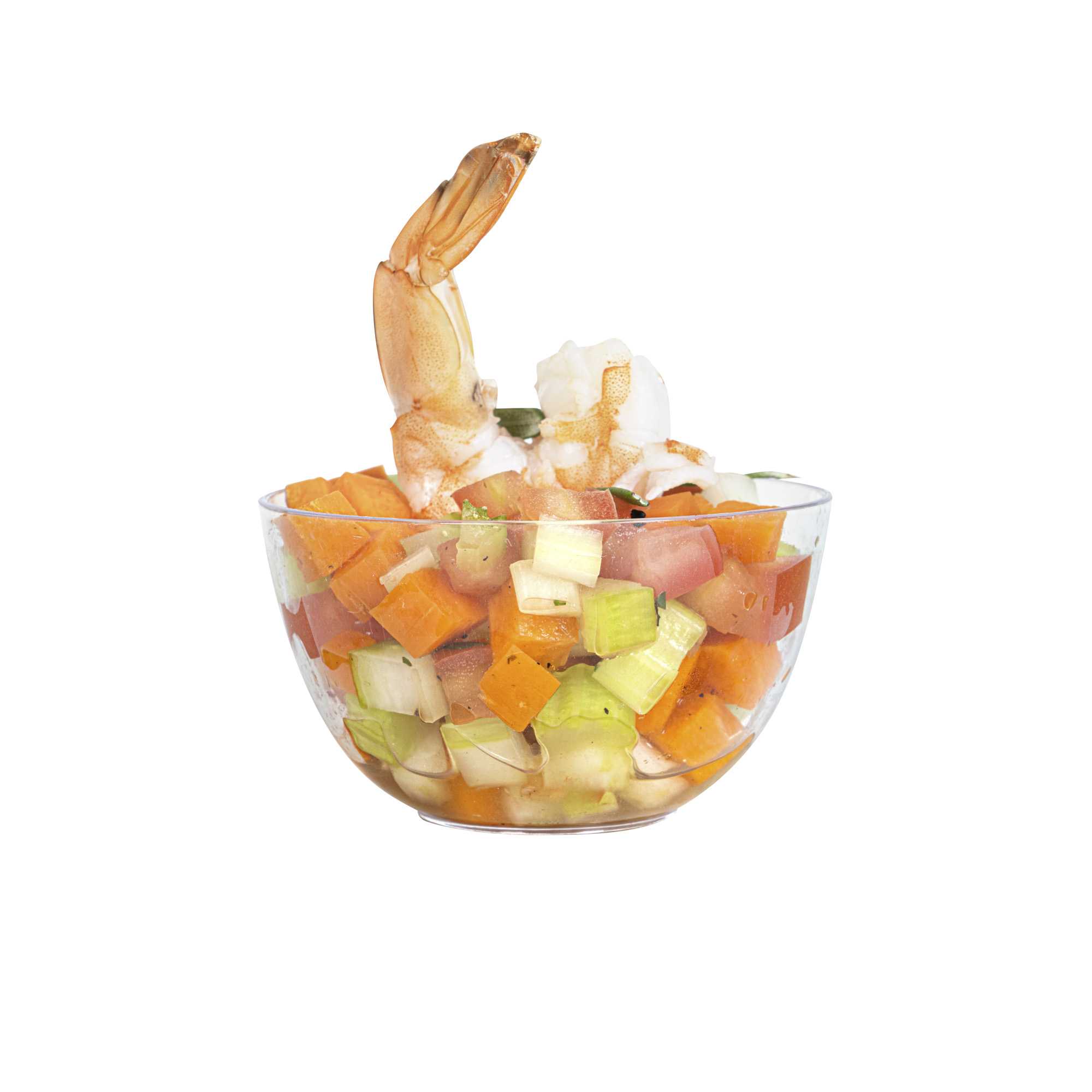 Mini Serve 4 oz Round Clear Plastic Bodega Cup - 3" x 3" x 1 3/4" - 100 count box