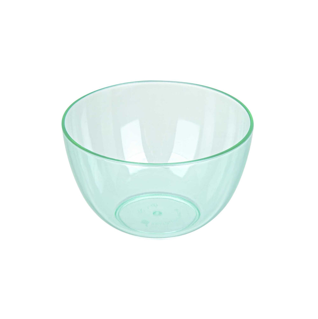 Mini Serve 4 oz Round Seagreen Plastic Bodega Cup - 3" x 3" x 1 3/4" - 20 count box