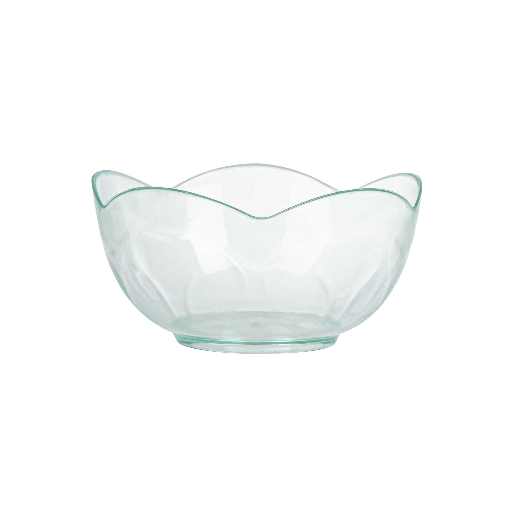 Mini Serve 2 oz Round Seagreen Plastic Le Fleur Cup - 2 1/4" x 1 1/2" x 1 1/4" - 100 count box