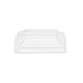 Mini Serve Square Clear Plastic Lid - Fits Tall Geometric Cup - 100 count box
