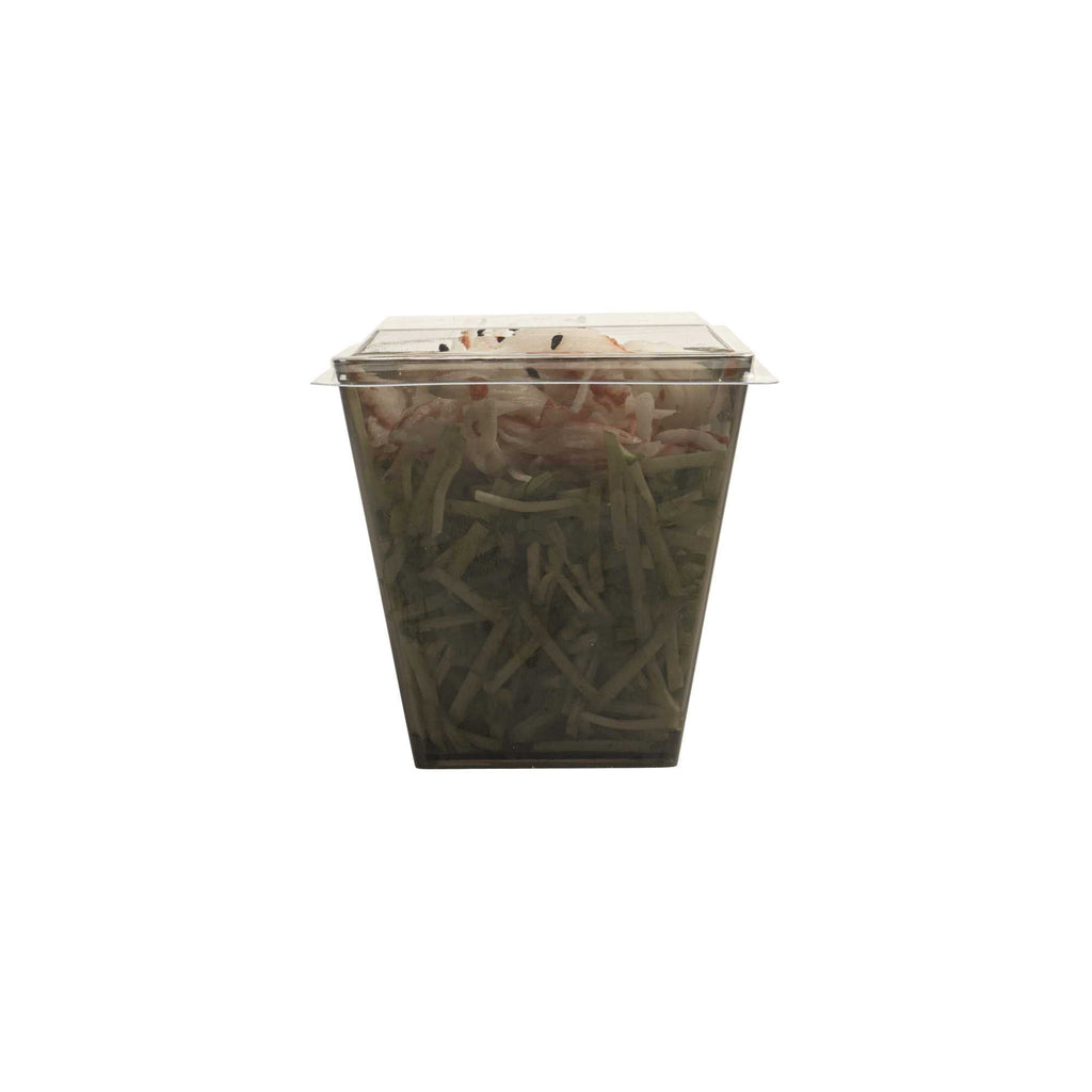 Mini Serve Square Clear Plastic Lid - Fits Large Kova Cup - 100 count box