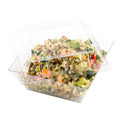 Mini Serve Square Clear Plastic Lid - Fits Large Kova Bowl - 100 count box