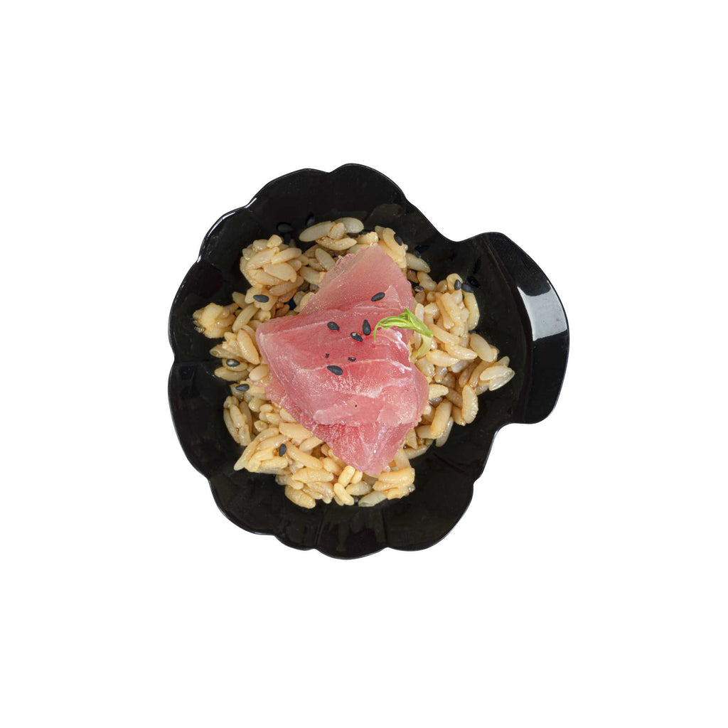 Mini Serve Black Plastic Shell Plate - 3 1/4" x 3 1/4" x 1/2" - 25 count box