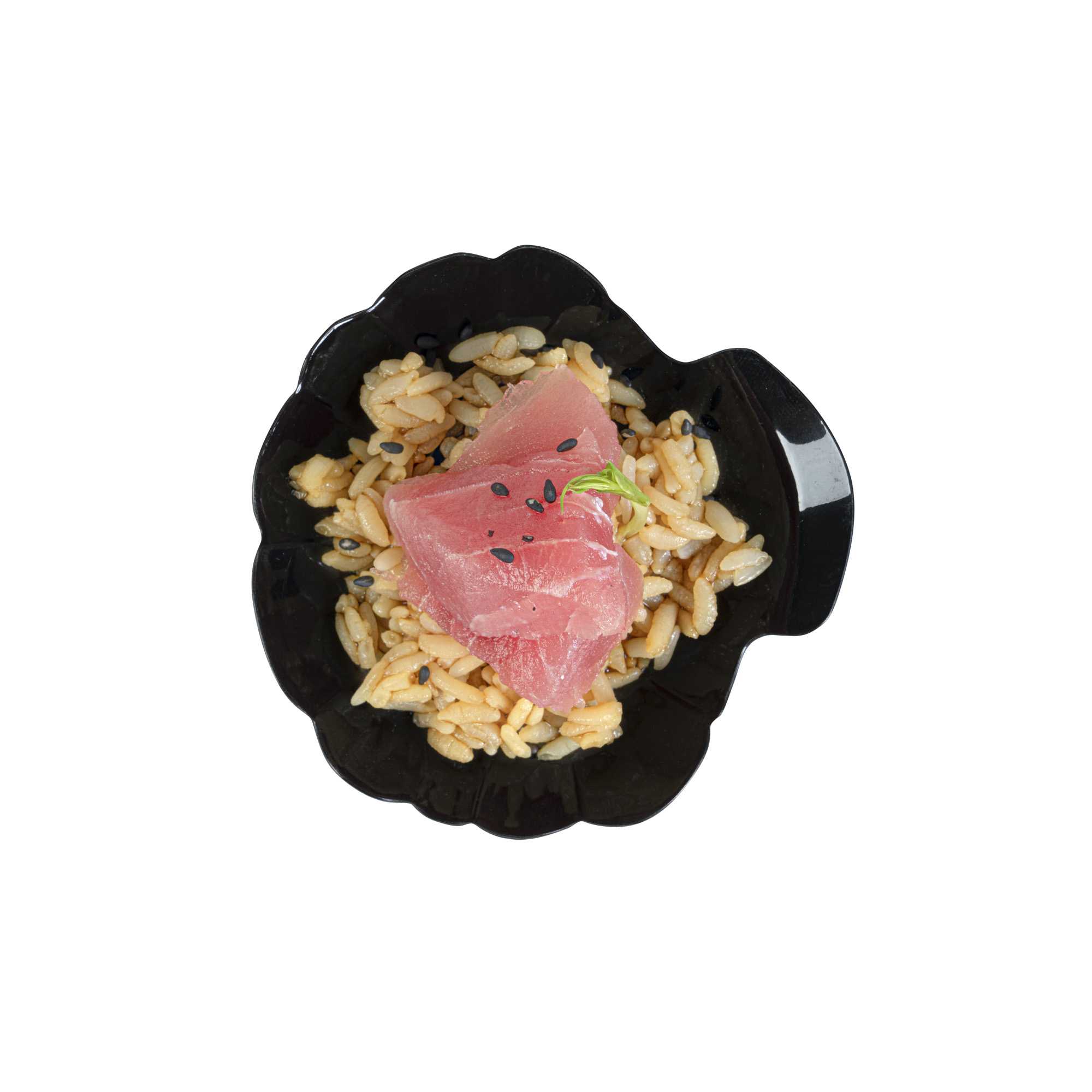 Mini Serve Black Plastic Shell Plate - 3 1/4" x 3 1/4" x 1/2" - 25 count box