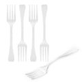 Mini Serve Clear Plastic Mini Fork - 4" - 100 count box