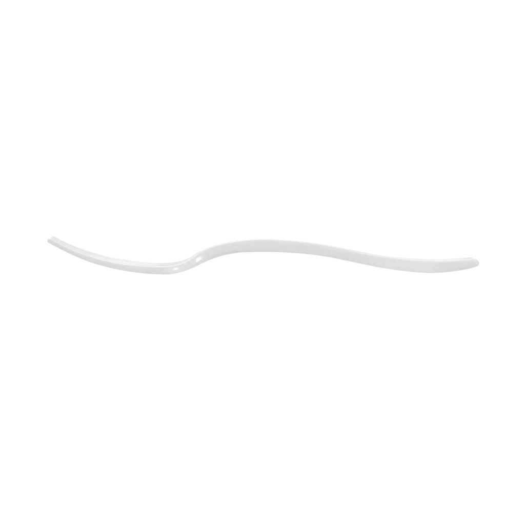 Mini Serve White Plastic Mini Fork - 4" - 500 count box
