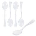 Mini Serve Clear Plastic Mini Spoon - 4" - 100 count box