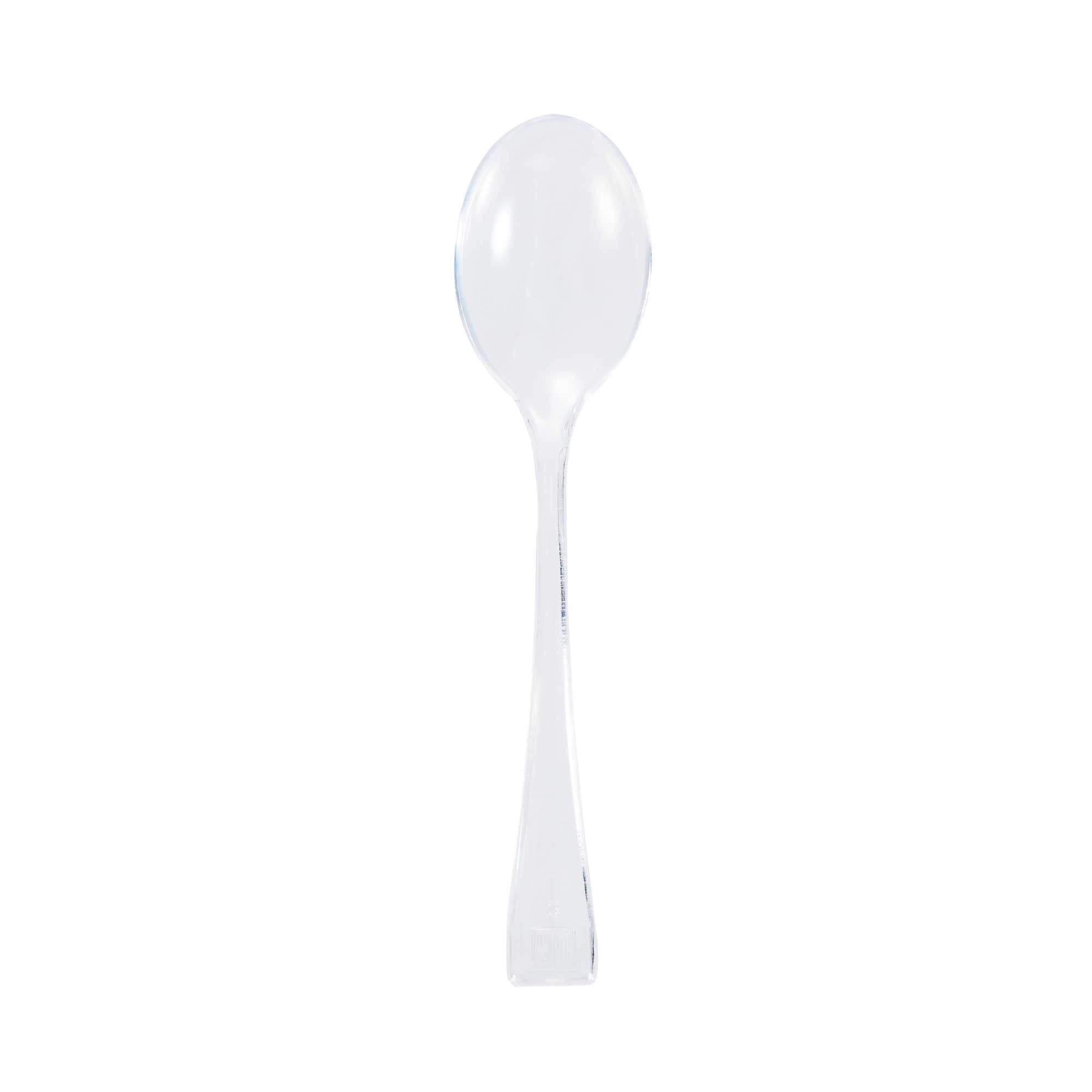 Mini Serve Clear Plastic Mini Spoon - 4" - 500 count box