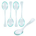 Mini Serve Seagreen Plastic Mini Spoon - 4" - 500 count box