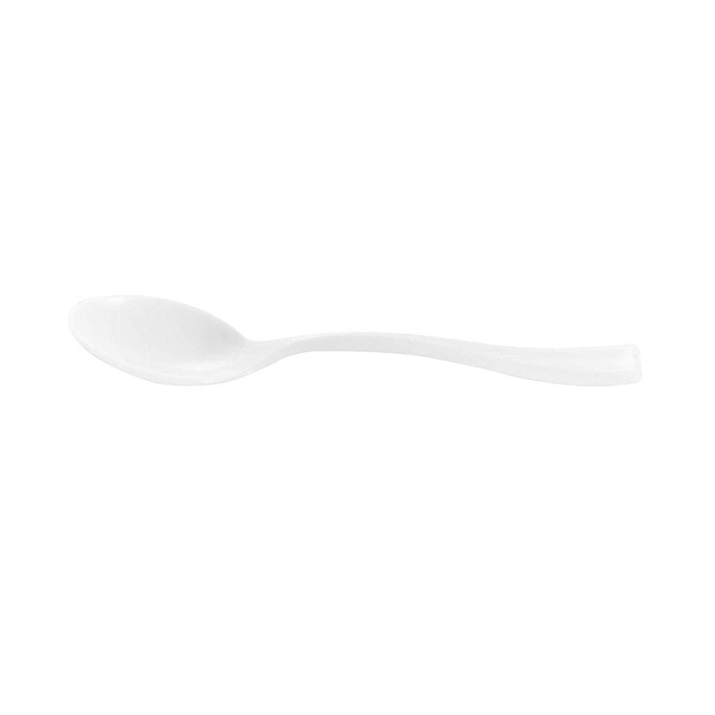 Mini Serve White Plastic Mini Spoon - 4" - 500 count box