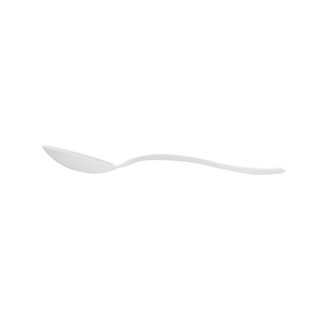 Mini Serve White Plastic Mini Spoon - 4" - 500 count box