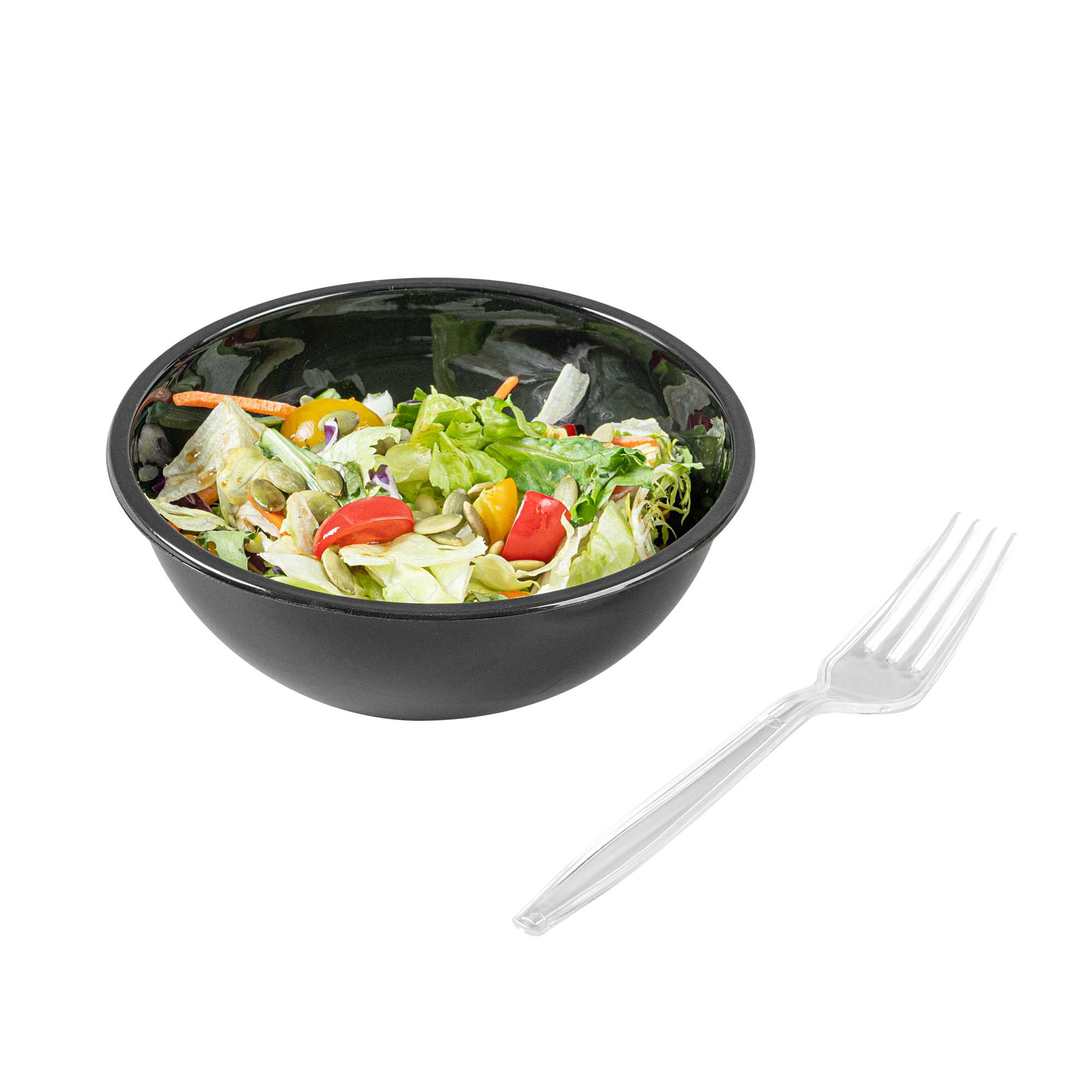 Chef 101 Clear Plastic Fork - 7" x 1" x 1/2" - 250 count box