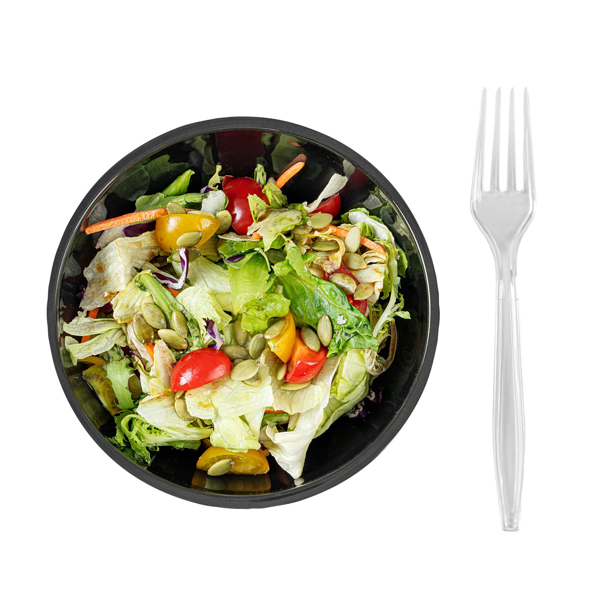 Chef 101 Clear Plastic Fork - 7" x 1" x 1/2" - 250 count box