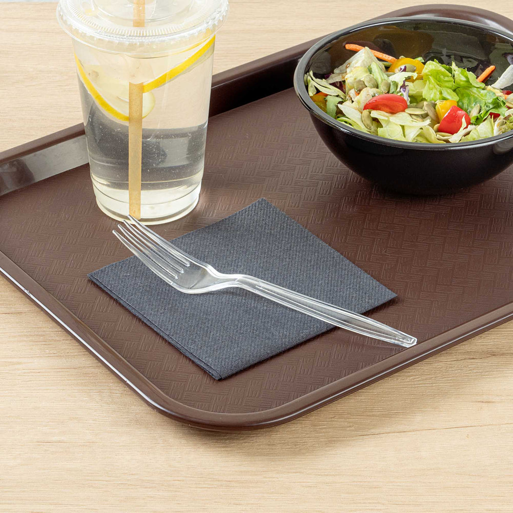 Chef 101 Clear Plastic Fork - 7" x 1" x 1/2" - 250 count box