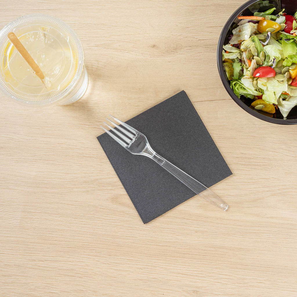 Chef 101 Clear Plastic Fork - 7" x 1" x 1/2" - 250 count box