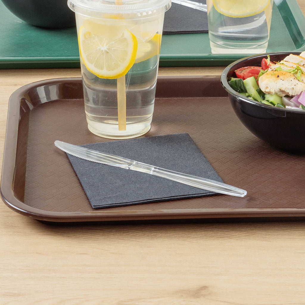Chef 101 Clear Plastic Knife - 7 1/4" x 3/4" - 250 count box