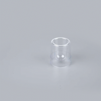 Mini Serve 2 oz Round Clear Plastic Double Walled Cup - 2" x 2" x 2 1/2" - 100 count box