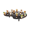 Cone Tek Black Plastic Palette Cone Holder - For Mini Cones, 35 slots - 16" x 13" x 3" - 4 count box