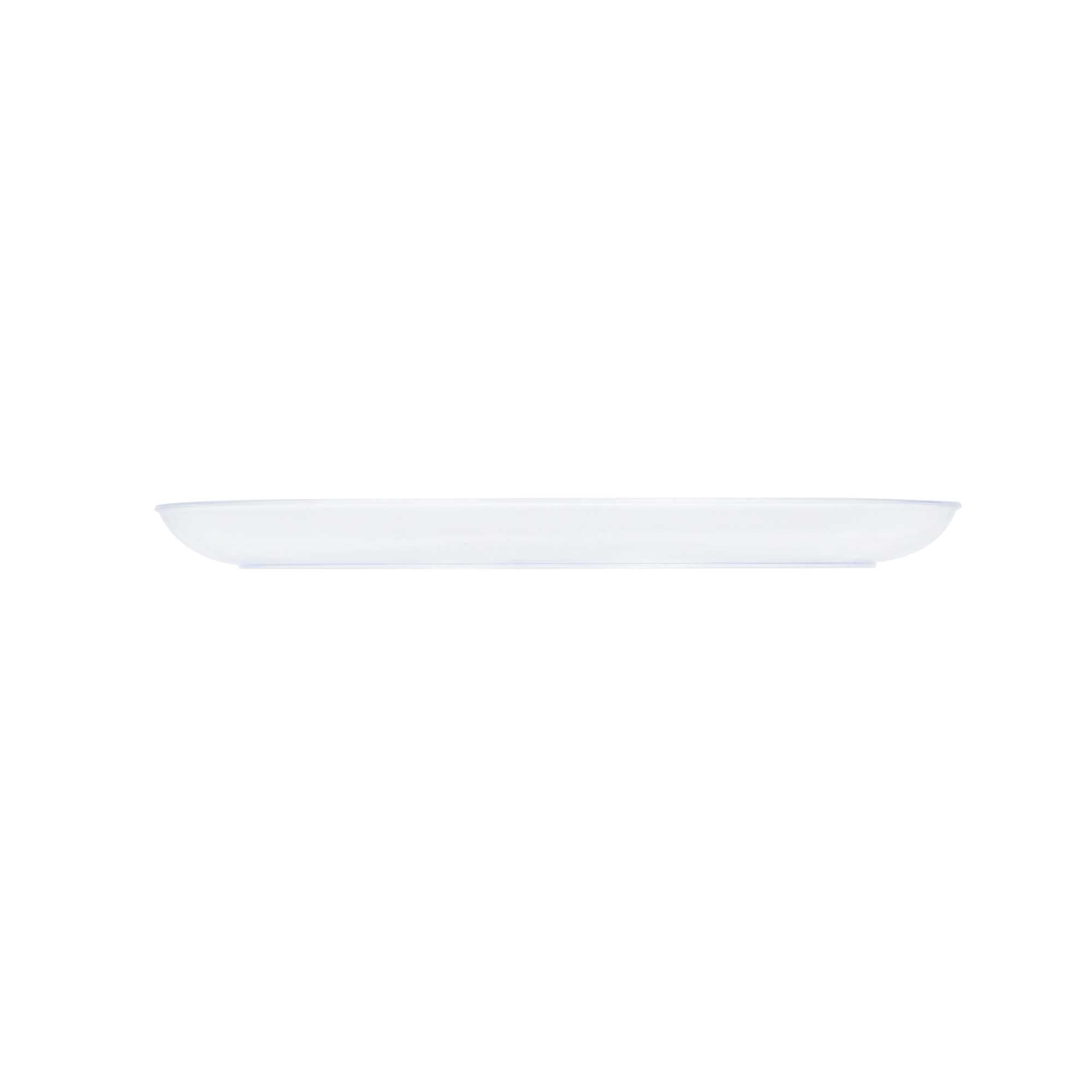 Maxi Serve Round Clear Plastic Medium Elegant Plate - 7" x 7" - 100 count box