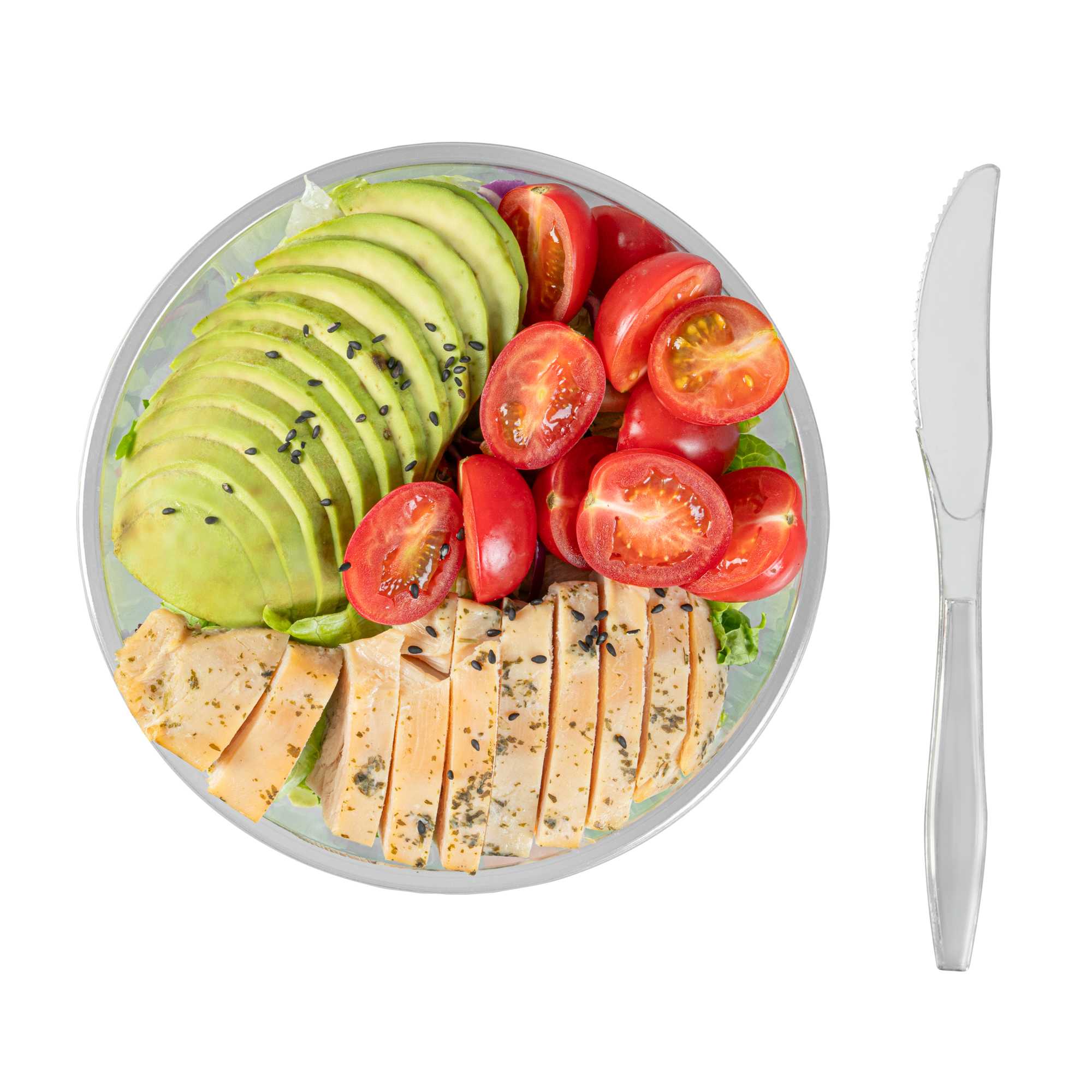 Argento Silver Plastic Knife - 7 3/4" - 250 count box