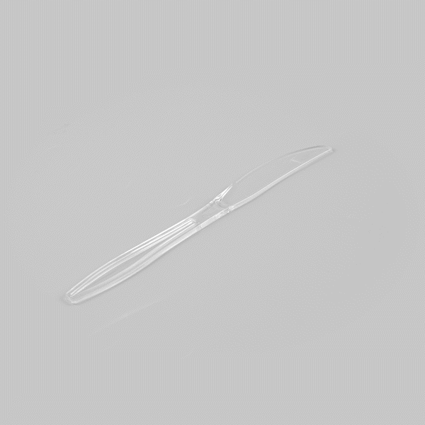 Moderna Clear Plastic Knife - 7 1/4" - 250 count box
