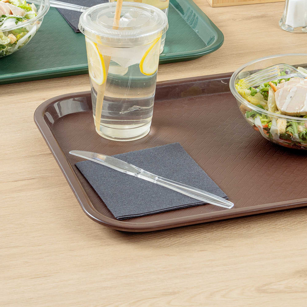 Moderna Clear Plastic Knife - 7 1/4" - 250 count box