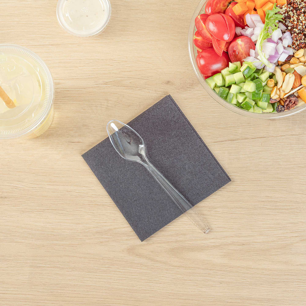 Moderna Clear Plastic Spoon - 7 1/4" - 250 count box