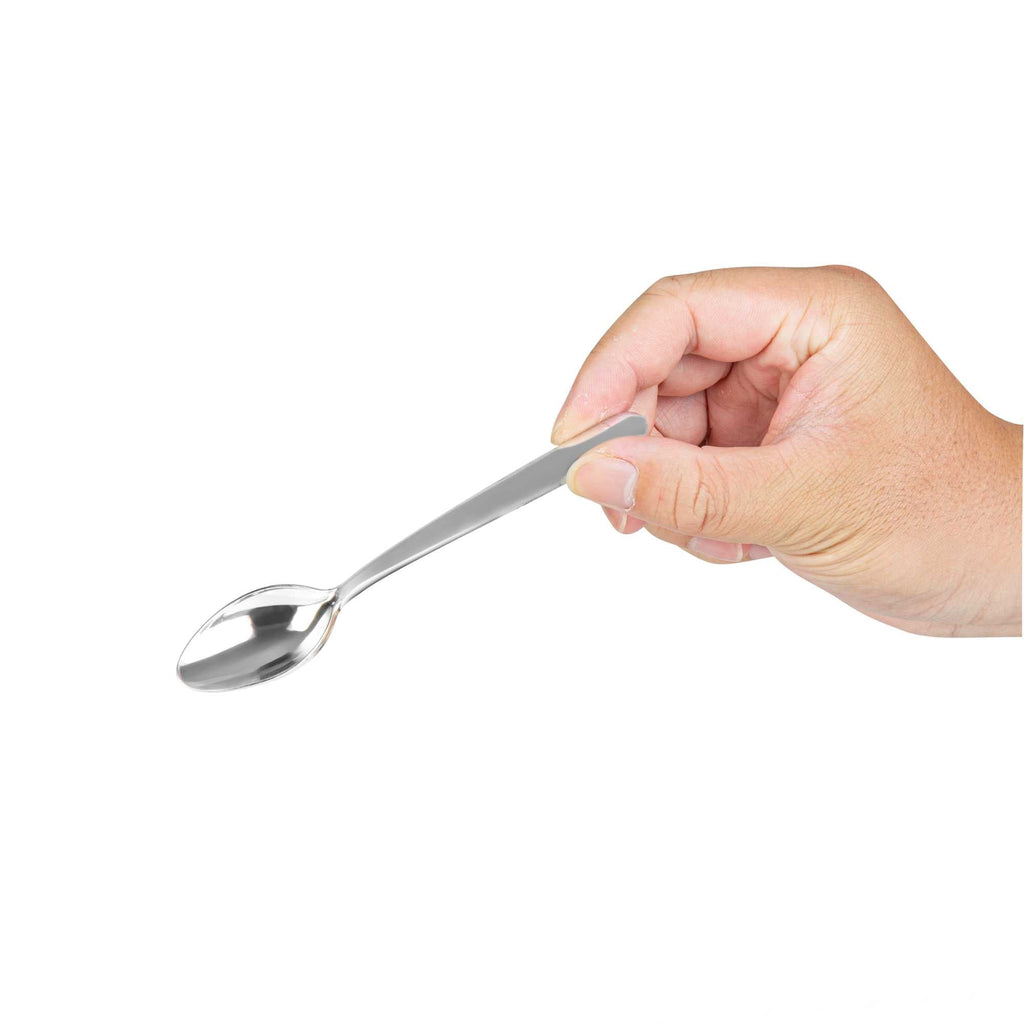 Moderna Silver Plastic Dessert Spoon - 5 1/2" - 250 count box