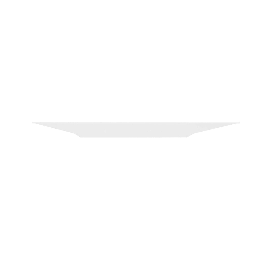 Maxi Serve Square White Plastic Medium Plate - 8 1/4" x 8 1/4" x 1/2" - 100 count box