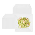 Maxi Serve Square White Plastic Dinner Plate - 10 3/4" x 10 3/4" x 1/2" - 100 count box