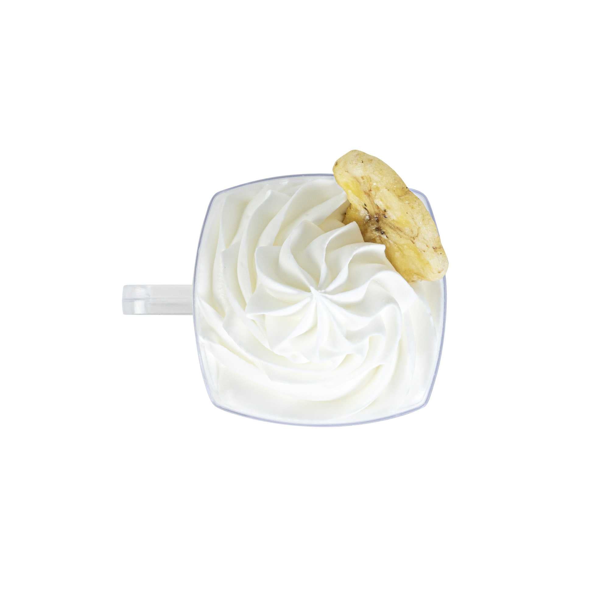 Restpresso 2 oz Square Clear Plastic Mini Cafe Cup - 2" x 2" x 2" - 100 count box